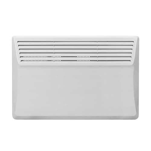 Image of Devola Electric Panel Heater Low Energy Wall mounted Radiator 1500W, Eco Warm Energy Efficient Technology, Floor stand & wall mount, Adjustable Thermostat with Programmable Timer, Lot 20, DVS1500W