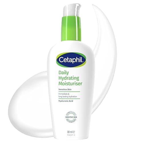 Image of Cetaphil Daily Hydrating Face Moisturiser 88ml, Face Moisturiser for Dry Sensitive Skin, With Hyaluronic Acid & Glycerin, Lightweight, Fragrance Free, Packaging May Vary