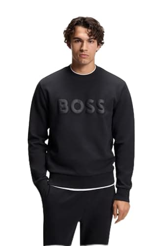 Image of BOSS Men's Sweatshirt, Dark Blue 402, M
