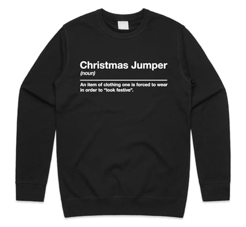 Image of Sanfran Clothing Christmas Jumper Definition Top Xmas 2024 Funny Ugly Gift Bah Humbug Sarcasm Sarcastic Jumper Sweater Sweatshirt 4XL / Black