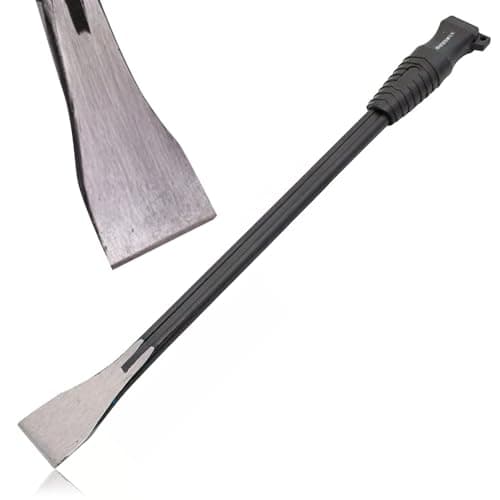 Image of 20" Heavy Duty Wallpaper Scraper - Floor Paint Dirt Remover Hand Tool | Steel Blade Comfort Grip, Multi Purpose Durable, Decorate | Household DIY Painters Tools