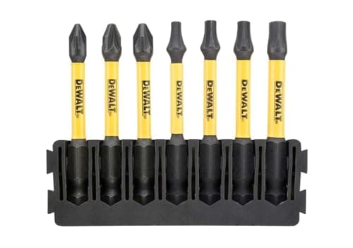 Image of DeWalt 7 Piece FlexTorq Pozi and Torx Screwdriver Bit Bar Set