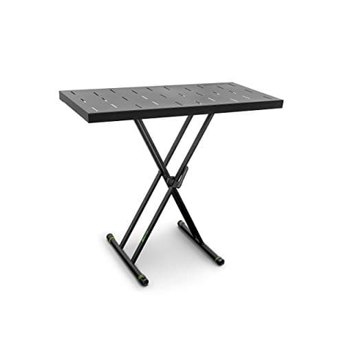 Image of Gravity KSX 2 RD - Set with keyboard stand X-Form double and rapid desk