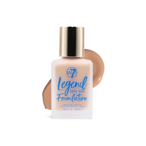 Image of W7 Legend Foundation - Creamy Liquid Foundation for Poreless, Semi-Matte Medium Coverage - 28ml (Toffee)