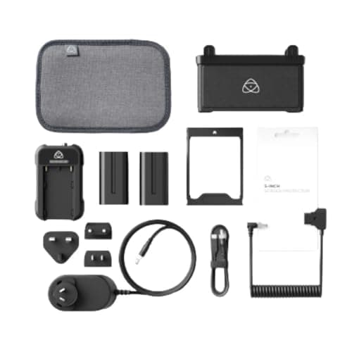 Image of Atomos 5-Inch Monitor and Recorder Accessory Kit with Power Options, SSD Caddy, Screen Protector and Sunhood (Version II)