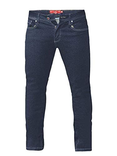 Image of Brooklyn Clothing CEDRIC-KS-D555 Tapered Fit Stretch Jeans in Indigo in 44L