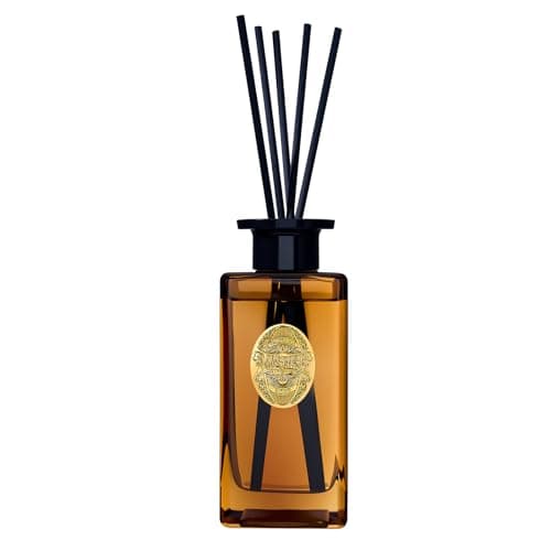 Image of M&SENSE Luxury Large Reed Diffuser 300ml, Under The Fig Scented with Natural Essential Oils, Long Lasting with 7 Sticks, Non-Toxic Home Fragrance for Bedroom, Bathroom Decor, Elegant Glass Bottle