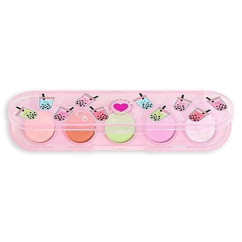 Image of I Heart Revolution Bubble Tea Mini Matchi Palette, Shimmer & Matte Eye Palette With 5 Shades, Vegan & Cruelty-Free