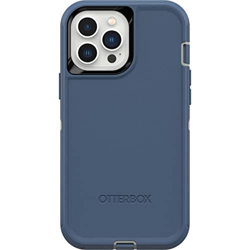 Image of OtterBox Defender Series Screenless Edition Case for iPhone 13 Pro Max & iPhone 12 Pro Max (Only) - Case Only - Non-Retail Packaging - Fort Blue