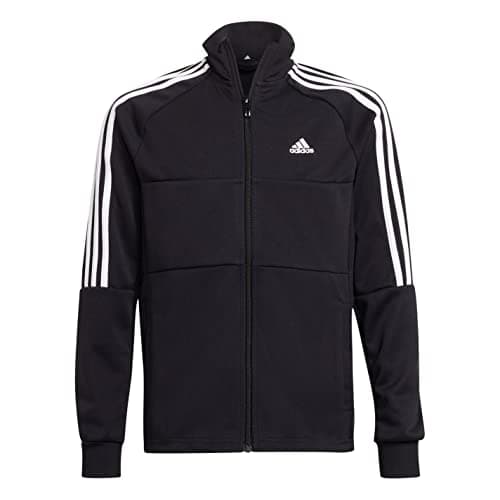 Image of adidas Boys Sereno Track Jacket Black/White 13-14 Years