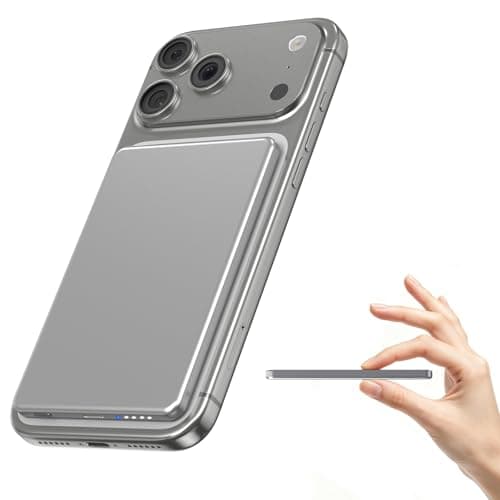 Image of Ultra Slim Power Bank for Magsafe, 20W Fast Charging Portable Charger iPhone, 6000mAh Magnetic Wireless Power Bank, USB C in&Out Battery Pack for iPhone Air/17/16/15/14/13/12 Plus/Pro/Pro Max/Mini