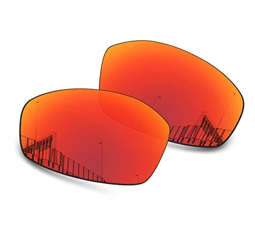 Image of Well-aimed Replacement Lenses Compatible with Oakley New Whisker OO4141 Sunglasses - Red Iridium Polarized