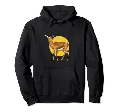 Image of Great Gazelle Thomson Gazelle Savannah Desert African Pullover Hoodie