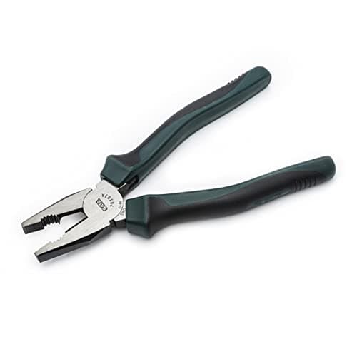 Image of SATA ST70302AST 7-Inch Linesman Combination Pliers with Nickel-Chrome Steel Body and Anti-Slip Handles