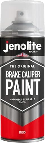 Image of JENOLITE Brake Caliper Spray Paint | RED GLOSS | Brake and Caliper Restoration Spray Paint | Durable Finish, Heat and Petrol Resistant | 400ml