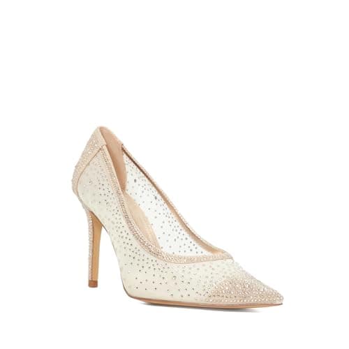 Image of Dune London Ladies Brightest Wide Fit Court Shoe Size UK 7 Court Shoes Gold