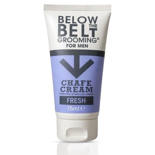 Image of Below The Belt Men’s Anti Chafing Cream, Daily Relief for Thighs and Groin with Fresh Cooling Scent – 75 ml