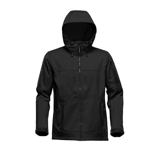 Image of Stormtech Mens Epsilon 2 Softshell, Black/Graphite, X-Large. HR-1