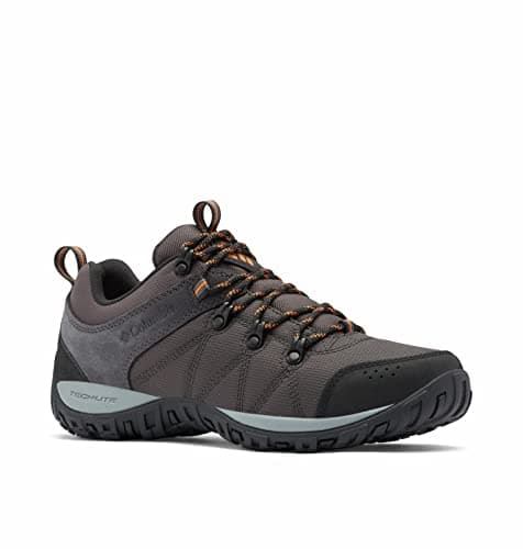 Image of Columbia Men's Peakfreak Venture LT low rise hiking shoes, Black (Shark x Valencia), 9 UK