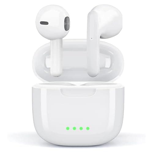 Image of Wireless Earbuds, In Ear Headphones Bluetooth 5.3 with HiFi Stereo Deep Bass, Bluetooth Earbuds Noise Cancelling with Mic, 24H Playtime, Mini Ear Buds IPX7 Waterproof Earphones for Android iOS