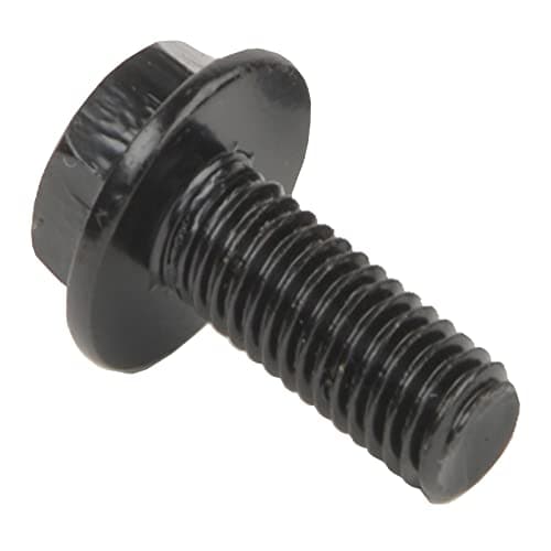 Image of Spares2go Lawnmower Blade Bolt Retaining Screw M8 8mm x 20mm (Black)