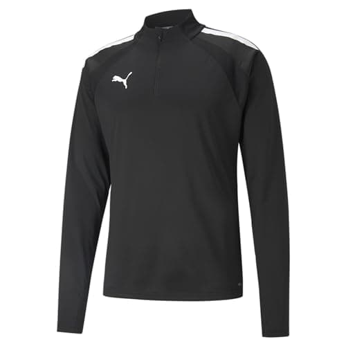 Image of PUMA teamLIGA 1/4 Zip Top Sweater Men's, Puma Black-Puma White, XL