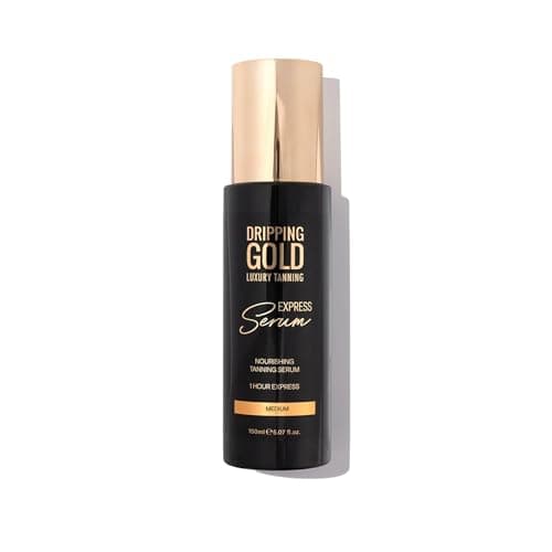 Image of Dripping Gold Luxury Tanning Express Serum - Medium | Fast-Acting, Hydrating & Streak-Free Self Tan | 150ml