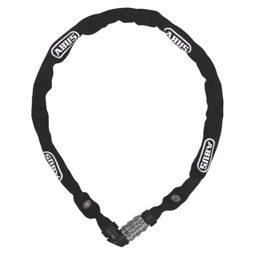 Image of ABUS chain lock 1200 Web - Combination lock with 3-digit combination - Hardened steel chain - Lightweight bicycle lock with choice of colours - Bicycle accessories - 110 cm - Random colour