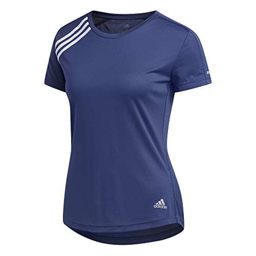 Image of Adidas Run It Tee 3S T-Shirt (Short Sleeve) - Tech Indigo, X-Small