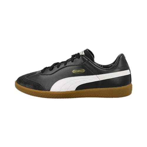 Image of Puma Unisex Adults King 21 It Soccer Shoes, Puma Black-Puma White-Gum, 10 UK