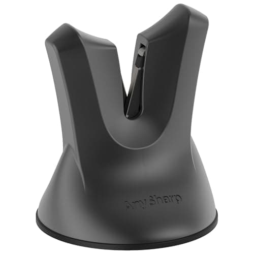 Image of AnySharp XBlade Professional Knife Sharpener with PowerGrip, Gun Metal