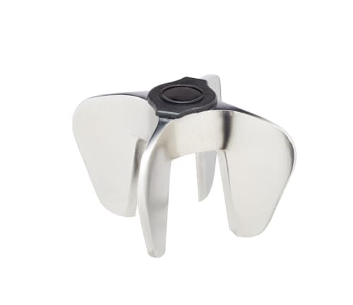 Image of BarCraft BCCHAMOP Champagne/Sparkling Wine Opener, Stainless Steel, 7 x 7 x 4 cm, Silver