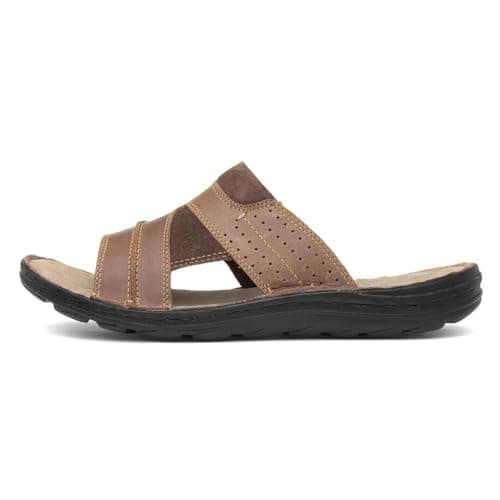 Image of Hush Puppies Male Archer Mule Sandal, Tan, 9