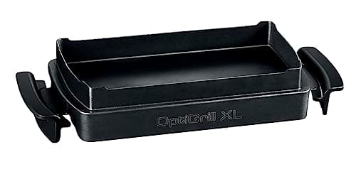 Image of Tefal XA7278 OptiGrill+ XL Baking Tray | Suitable for All OptiGrill+ XL Models | 2 Litre Capacity | Non-Stick Coated Die-Cast Aluminium Mould | Portions 4 to 6 | Black