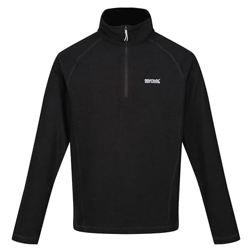 Image of Regatta Men's Montes Lightweight Half Zip Fleece Midlayer Pullover - Perfect for Outdoors, Walking, Hiking & Camping