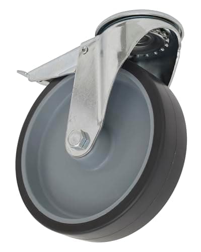 Image of Ø100mm Medium-Duty Thermoplastic Bolt Hole Castor Wheel with Total Lock - Trade