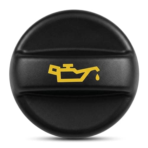 Image of Oil Filler Cap, Engine Oil Filler Cap Compatible with Peugeot 207 208 308 508 2008 3008 5008, Tank Cap Compatible with Citroen Berlingo C3 C5, Engine Oil Filter Cover, Engine Oil Cap Replacement