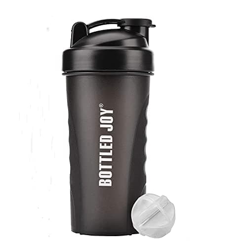 Image of VENNERLI Protein Shaker Bottle Shaker Cup with Mixer Ball BPA Free Plastic Leakproof Sports Water Bottle for Fitness Sports and Travel (800ml Black)