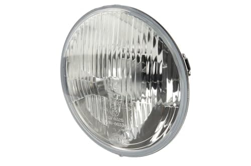 Image of HELLA 1L6 002 395-261 Halogen-Insert, headlight - 12V - round - Reference number: 12.5 - Fitting - Lens Colour: Crystal clear - Plug: Round Plug - left/right - Quantity: 1