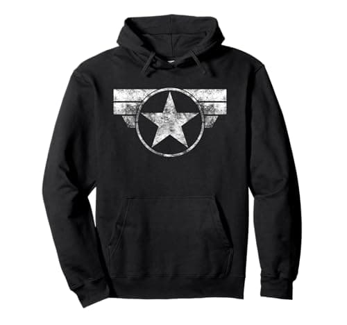 Image of Marvel Captain America Stealth Logo Pullover Hoodie