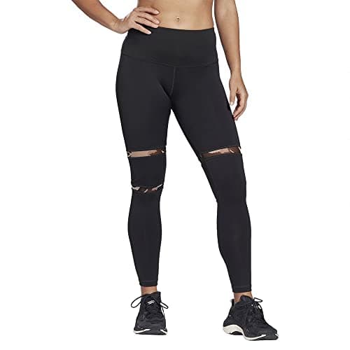 Image of Reebok Women's Myt Detail Poly Leggings, Night Black, S