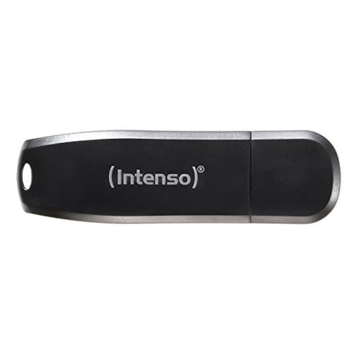 Image of Intenso 3533490 64 GB Speed Line USB 3.0 Flash Drive - Black