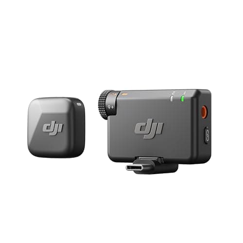 Image of DJI Mic Mini (1 TX + 1 RX), Wireless Lavalier Microphone, Detail-Rich Audio, Noise Cancelling, Automatic Limiting, Wireless Microphone for Camera/iPhone/Android, Vlog, Streaming, 400m Transmission