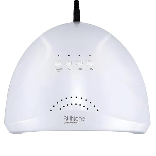 Image of Sun-ONE1 Professional 48W UV LED Nail Lamp for Gel Polish - Dual Light Fast Curing with Auto Sensor, 3 Timer Settings Gel Nail Dryer for Manicure Pedicure, Portable for Home, Salon & Travel Use