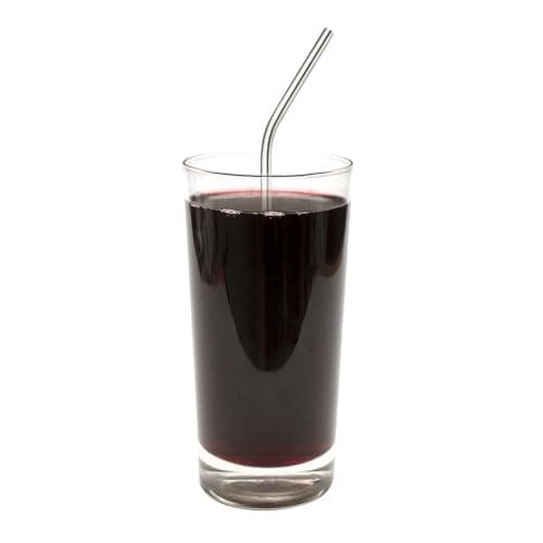 Image of Reusable Straws for 20oz Tumbler - Stainless Steel Straw for Drinks Smoothies Smoothies | Long Metal Straws for Kids 8 5 inch 6mm 5 Colors
