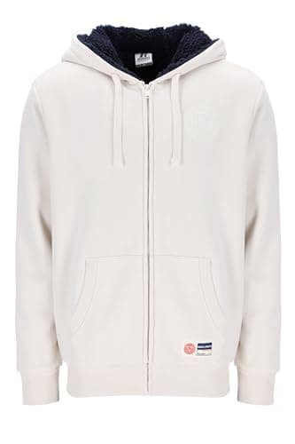 Image of Russell Athletic ATH Zip Through Hoody with S Sweatshirt White Sand