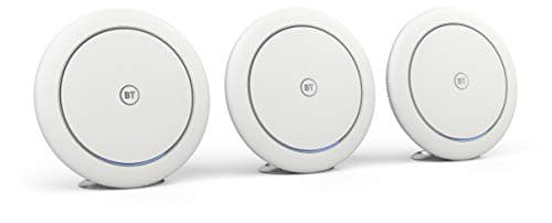 Image of BT Premium Whole Home Wi-Fi, Pack of 3 Discs, Mesh Wi-Fi for seamless, speedy (AX3700) connection, Wi-Fi everywhere in medium to large homes, App for complete control and 3 Year warranty