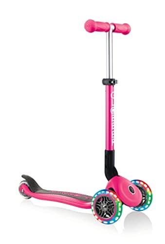Image of Globber Junior Foldable Lights - Blue (Pink) S