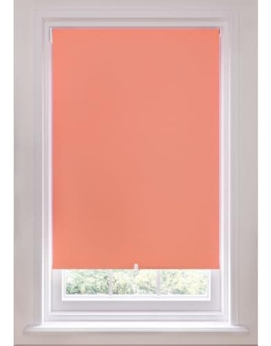 Image of Swish Cordless Blackout Roller Blind, Coral, W60 Cm x D170 Cm