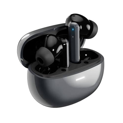 Image of Meseto Wireless Earbuds Bluetooth 6.0 in Ear Buds Light Weight Headphones,Deep Bass Sound,Built in Mics Headset,Clear Calls Earphones for Automatic Switching Mode,with Sound Amplification (Black)